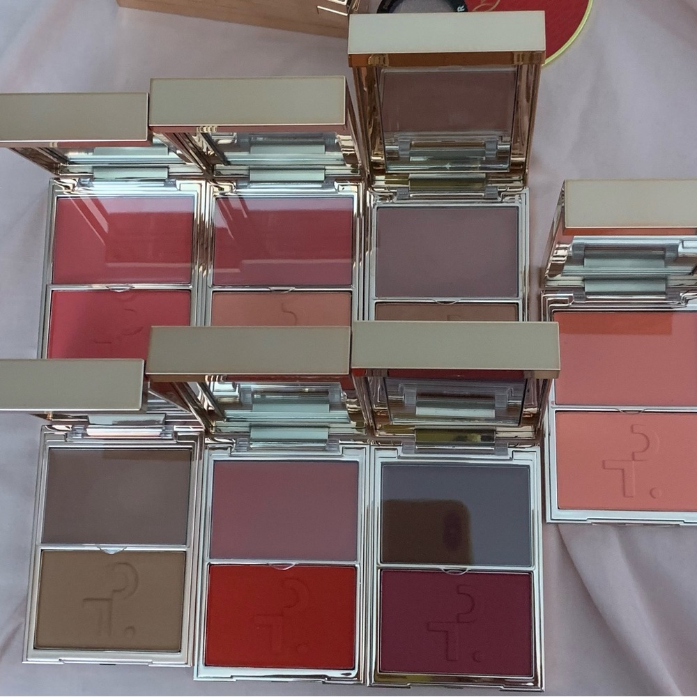 Luxury Cream Lip & Cheek Duo Palette - Assorted Pink, Coral, Red, Plum Shades